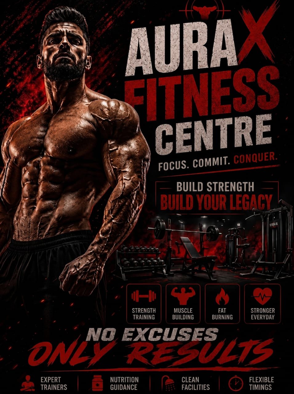 Gym training session
